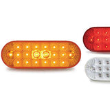 6" 20 LED Oval Spyder Stop, Tail, Turn Light