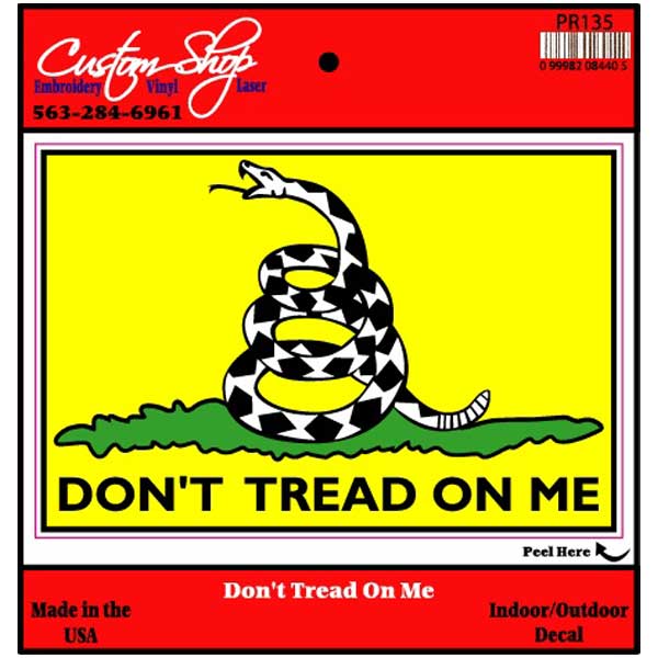 Don't Tread On Me Decal