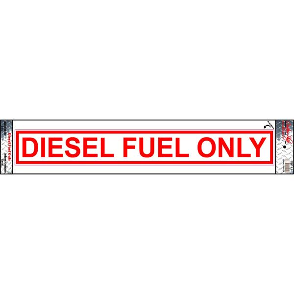 Diesel Fuel Only Decal