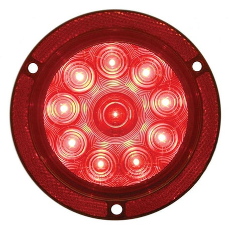 4" Red 10 LED stop, turn and tail light