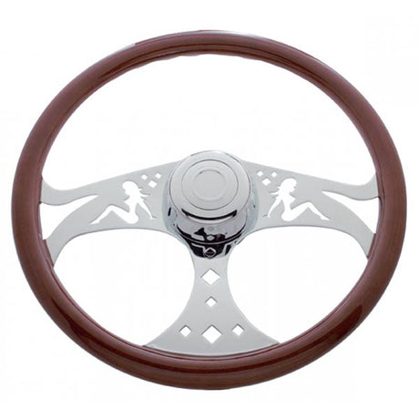 FL 1989-2009 sitting lady steering wheel 18"