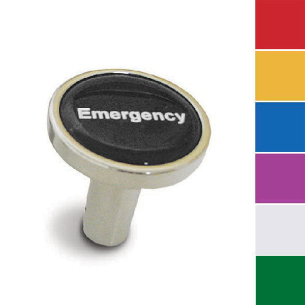 Chrome Emergency Long Air Valve Knob - Pin On