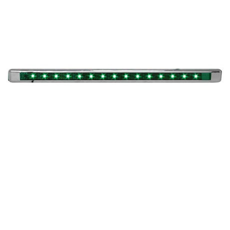 12" Ultra thin LED marker light bars with bezel, closer view