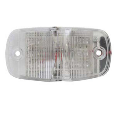 Another angle of 4" X 2" 14 LED rectangular wide angle marker light