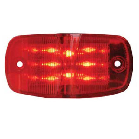 4" X 2" 14 LED rectangular wide angle marker light from another angle
