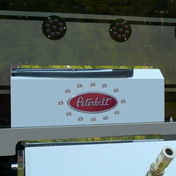 Peterbilt Shock Cover with 12 Bullseye LED Lights