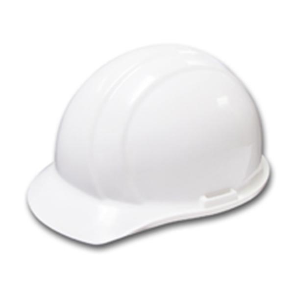 White Adjustable Ratchet Hard Hat