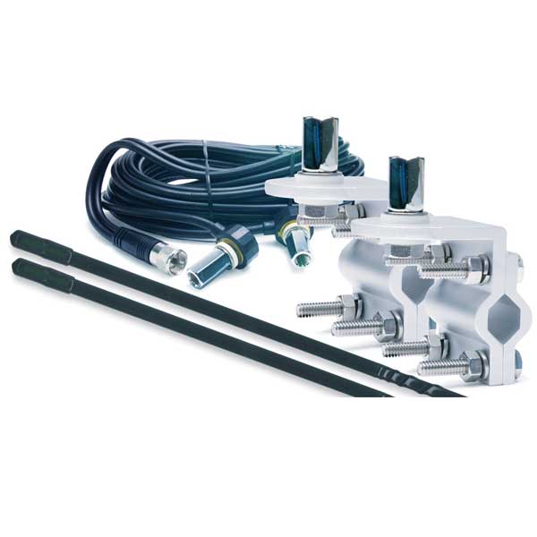 3' Dual Mirror Mount Antenna Kit