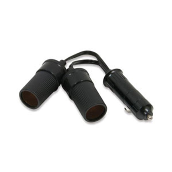 12-Volt 2 Outlet Cigarette Lighter Adapter w/ Cord