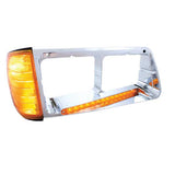 Freightliner FLD Headlight Bezel with Turn Signal and LED