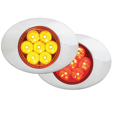 Low profile pearl LED marker lights