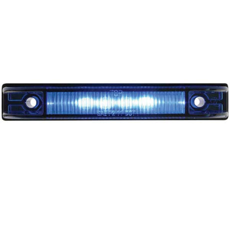 Blue thin line wide angle LED light 4"L x 1/2"W