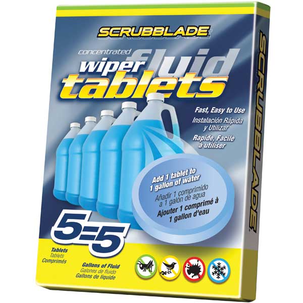 ScrubBlade Windshield Wiper Fluid Tablets