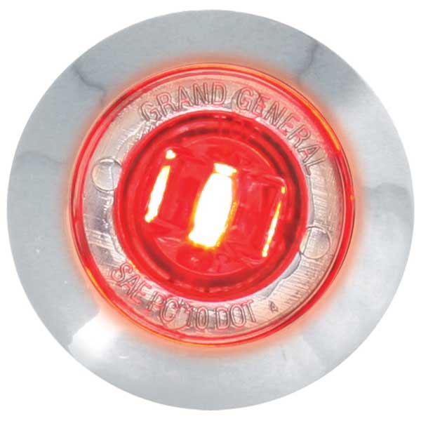 1" Single LED Wide Angle Mini Marker Light