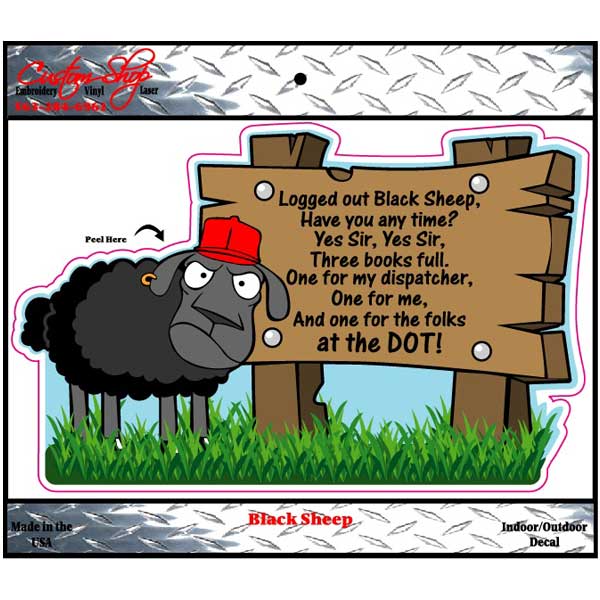 Black Sheep Decal