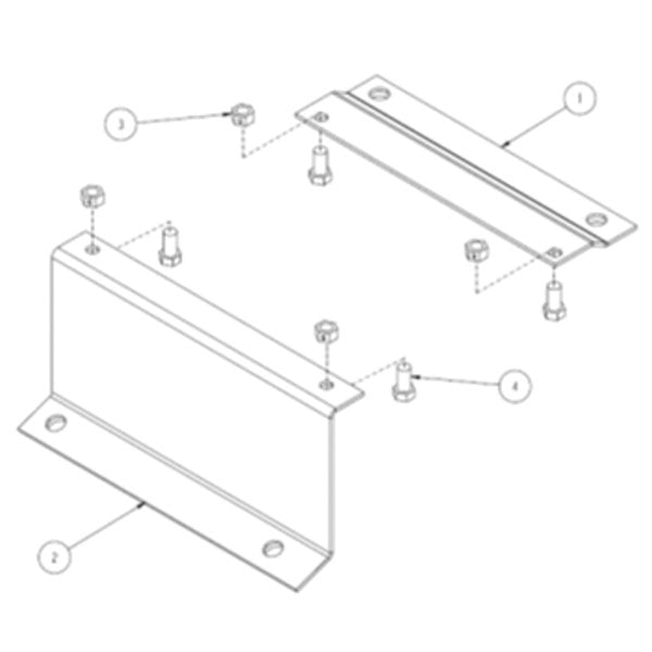 Atlas II Seat Freightliner M2 Mounting Adapter Kit