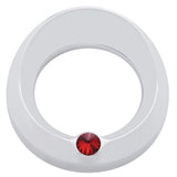 Speedometer/Tachometer Gauge Cover with Visor and Jewel for Freightliner, Peterbilt