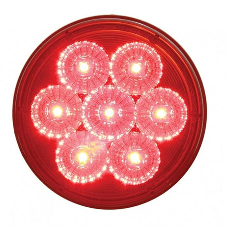 4" Red 7 LED stop/tail/turn light