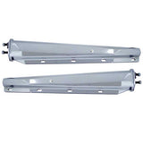 Chrome Spring-Loaded Mud Flap Hangers 2.5" Spacing