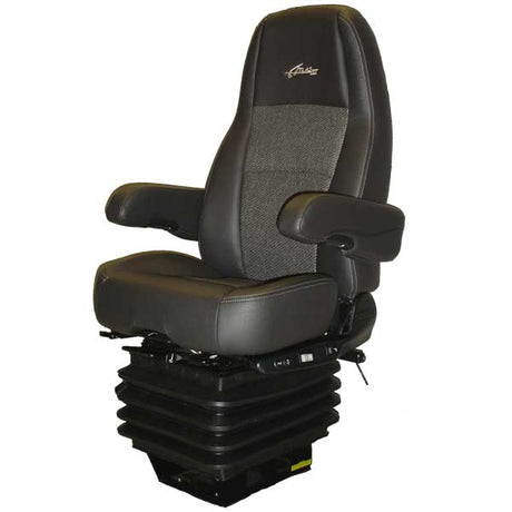 Atlas II thermassage seat with heat and massage, black UltraLeather