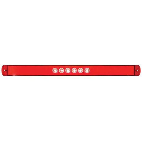 Close-up of 17" 28 LED halo LED light bar