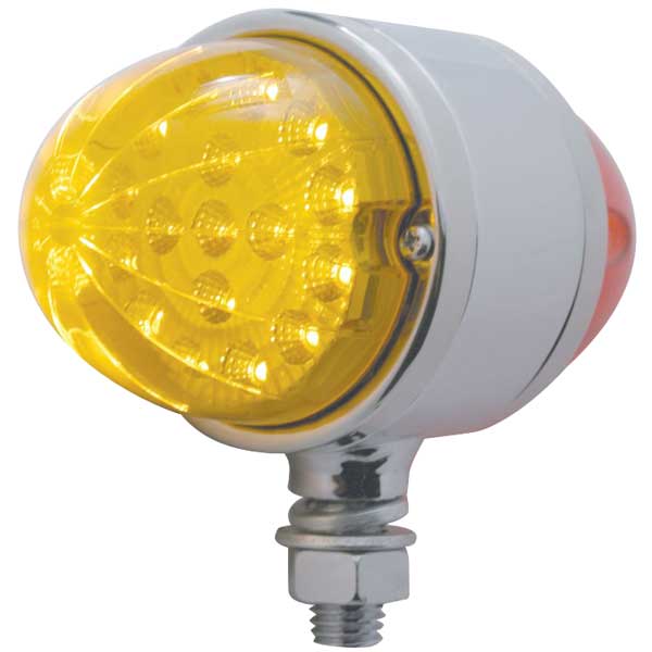 Amber/Red 17 LED Double Face Light