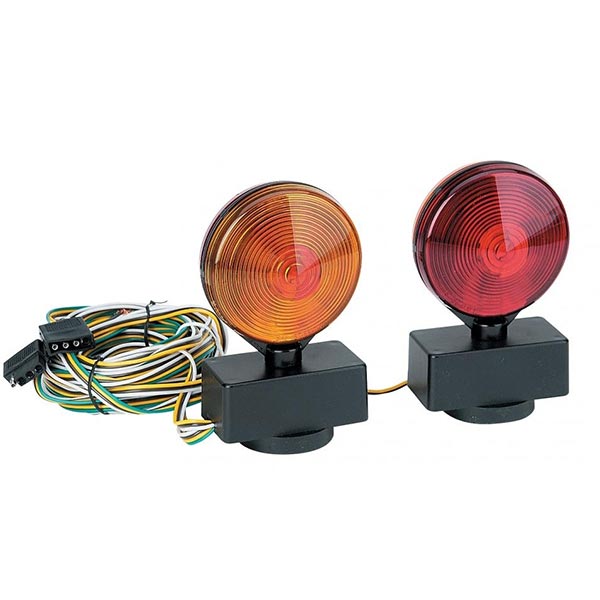 有線牽引ライト マグネットベース付き Tow Light W Double Face Tow Light Kit – Iowa 80