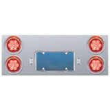 SS Standard Rear Center Panel with 4" Reflector LEDs. LP and Visors