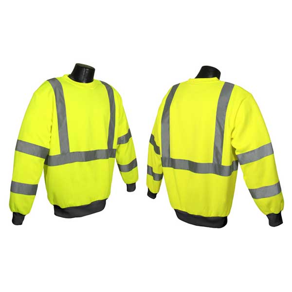Green Safety Sweatshirt X-Large