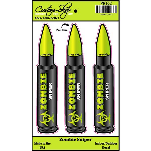 Zombie Sniper Bullets Decal