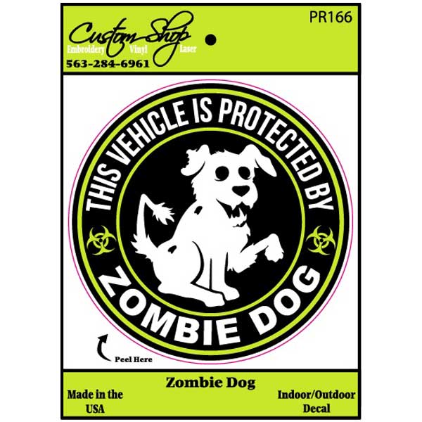 Zombie Dog Decal