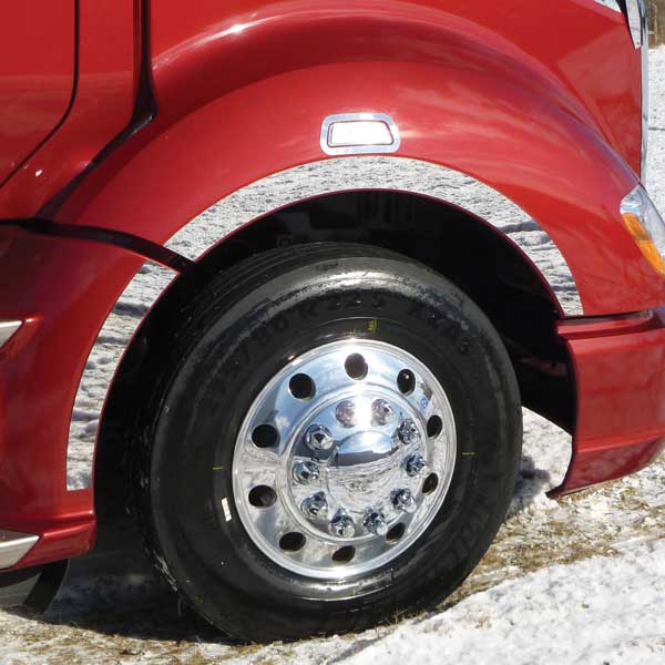 Kenworth T680 2013+ Stainless Steel Fender Trim