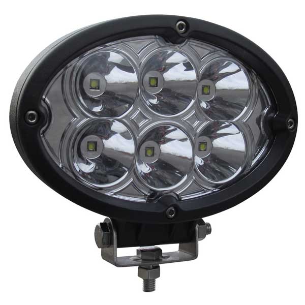 6" 6 LED Oval Work Light