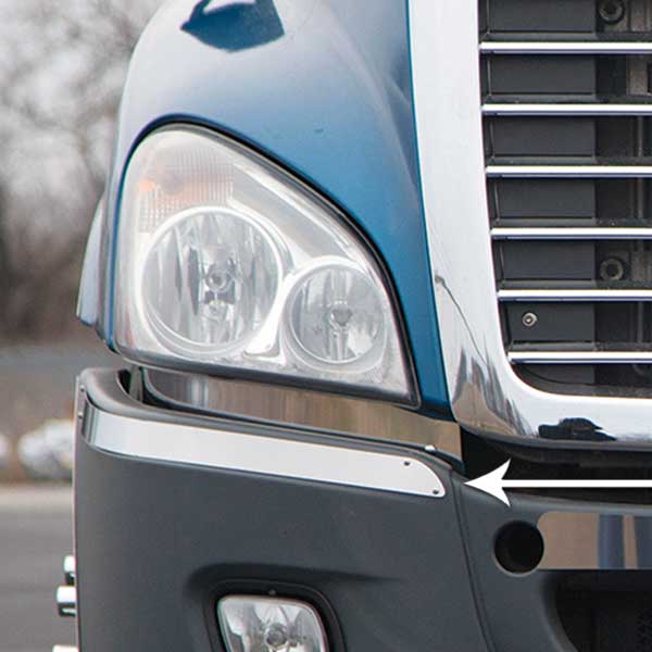 Freightliner Cascadia 2008+ Long Hood Upper Corner Bumper Trim
