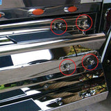 Kenworth Stainless Steel Battery Box Knobs