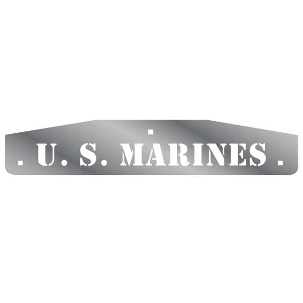 SS US Marines Mud Flap Weights w/Back Plates (PR)