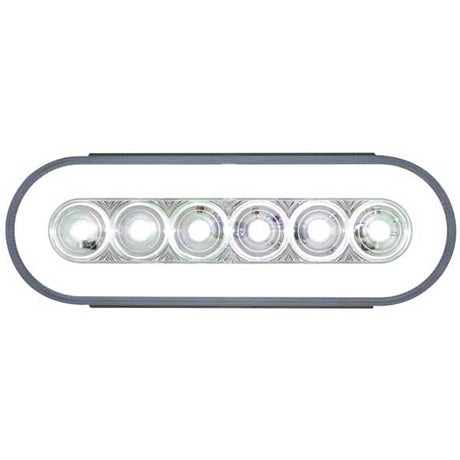 Oval halo LED back-up light