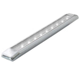 8.25-Inch 9 LED Thin Marker Light Bar with Chrome Bezel