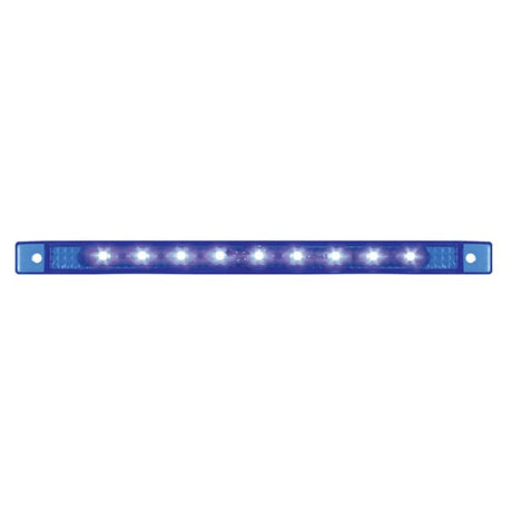 8.25-Inch 9 LED thin marker light bar, closer view