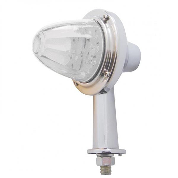 3" Amber/Clear 11 LED Watermelon Honda Light, 2-1/8" Arm