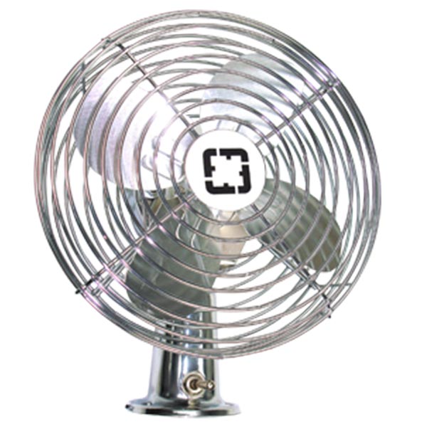 12-Volt 2 Speed Metal Dash Fan