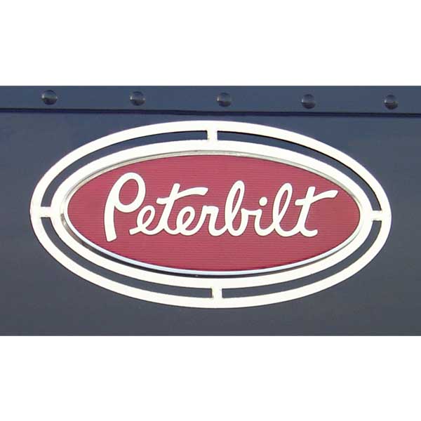 Peterbilt Double Halo Logo Trim