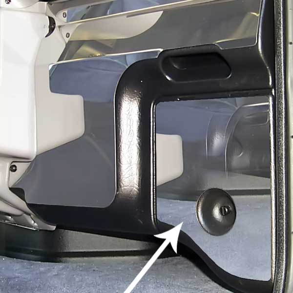 Peterbilt Lower Heater Door Trim 1995-2005