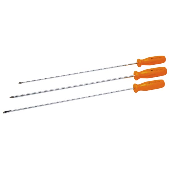 3-Piece Long Shaft Screwdriver Set