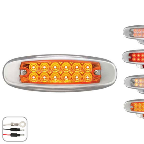Ultra thin spyder dual function LED light