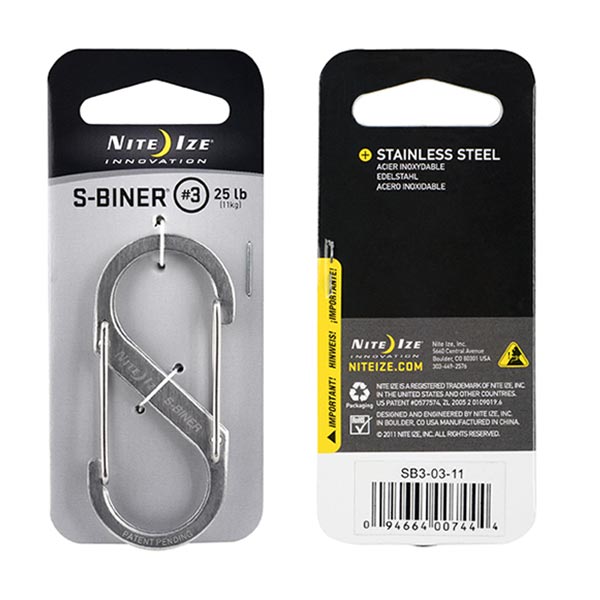 3" Stainless Steel S-Biner