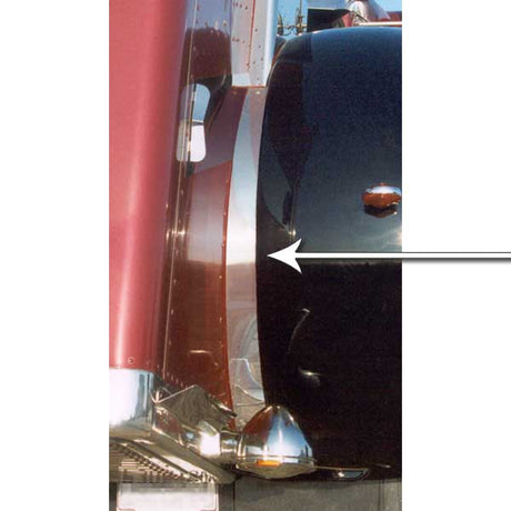 Peterbilt 359 inner fender trim for semi trucks