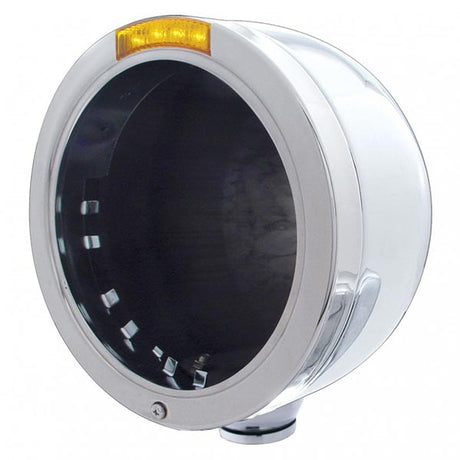PB half moon headlight housing with amber LED