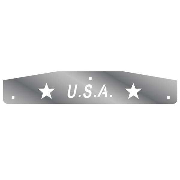 SS USA Mud Flap Weights w/Back Plates (PR)