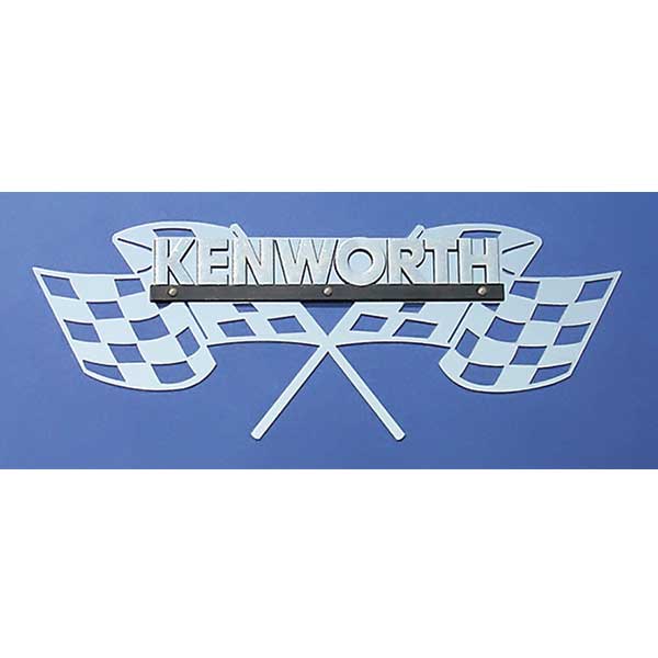 Kenworth Victory Checkered Flag Logo Trim